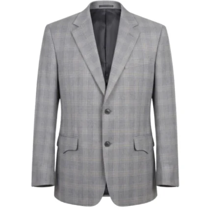 Rainn Wilson Dark Winds Grey Wool Blazer
