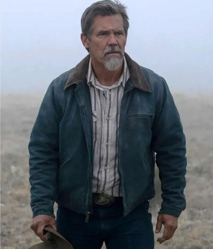 Josh Brolin Outer Range Blue Cotton Jacket