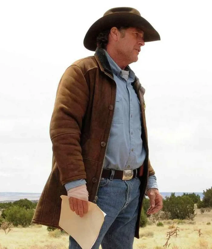 Robert Taylor Sheriff Longmire Brown Coat