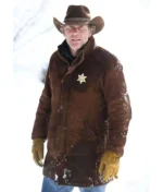 Robert Taylor Sheriff Longmire Brown Coat