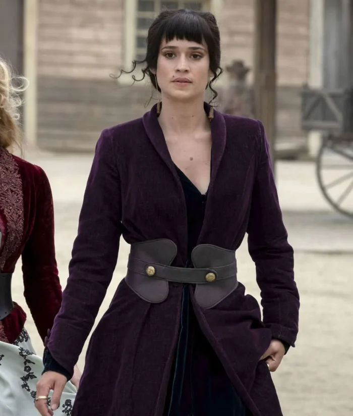 That Dirty Black Bag Niv Sultan Purple Coat