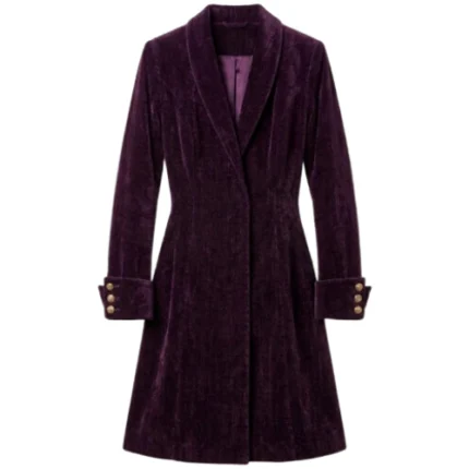 That Dirty Black Bag Niv Sultan Purple Coat