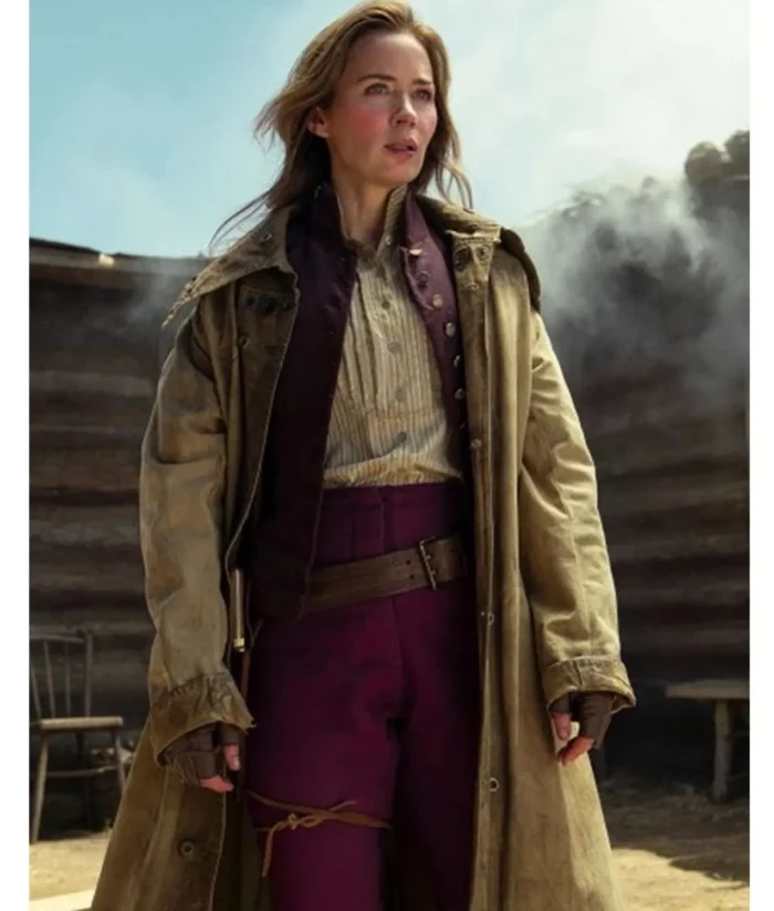 The English Emily Blunt Brown Coat