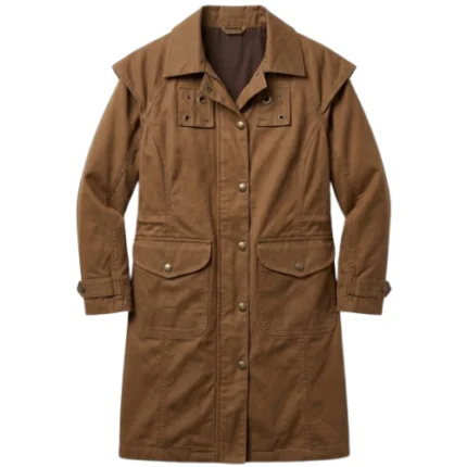The English Emily Blunt Brown Coat