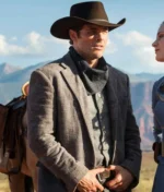 Westworld James Marsden Grey Wool Blazer