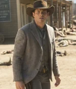 Westworld James Marsden Grey Wool Blazer