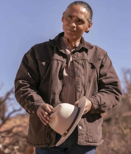 Zahn Mcclarnon Dark Winds Brown Jacket