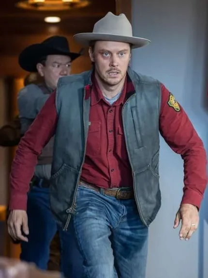 Joe Pickett Michael Dorman Grey Cotton Vest