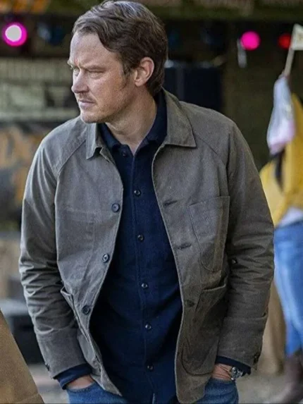 Joe Pickett S01 Michael Dorman Grey Jacket