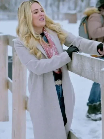 Natalie Hall A Wild West Christmas 2025 Wool Coat