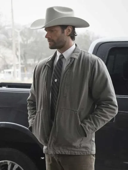 Walker Jared Padalecki Gray Cotton Jacket