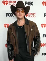 iHeartRadio Russell Dickerson Fringe Jacket