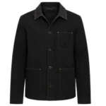 1923 Jacob Dutton Black Cotton Jacket