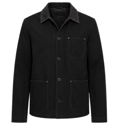 1923 Jacob Dutton Black Cotton Jacket