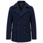 1923 Jacob Dutton S02 Blue Wool Coat