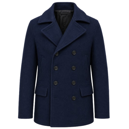 1923 Jacob Dutton S02 Blue Wool Coat