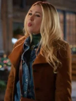 A Wild West Christmas Natalie Hall Brown Trench Coat