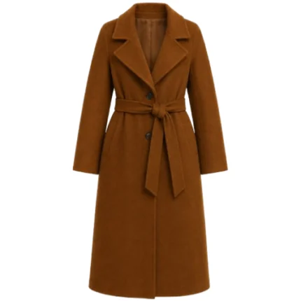 A Wild West Christmas Natalie Hall Brown Trench Coat