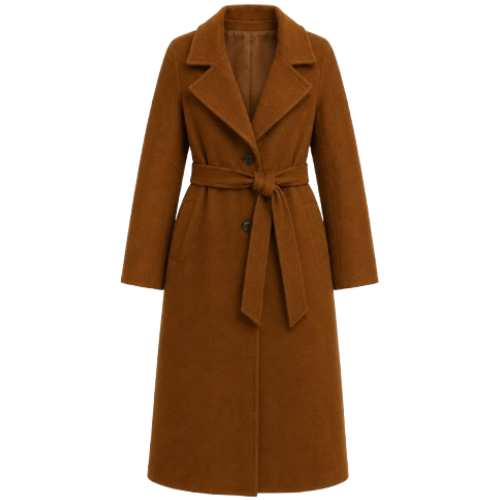 A Wild West Christmas Natalie Hall Brown Trench Coat