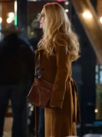 A Wild West Christmas Natalie Hall Brown Trench Coat