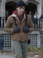 Asher Angel Shazam Brown Cotton Jacket