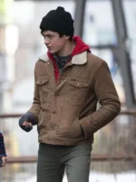 Asher Angel Shazam Brown Cotton Jacket
