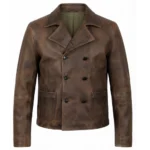 Billy The Kid Jesse Evans Brown Leather Jacket