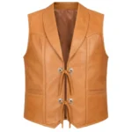 Bonanza Lorne Greene Leather Vest