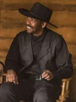 Denzel Washington The Magnificent Seven Black Vest