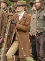 Dominique McElligott Hell on Wheels Brown Coat