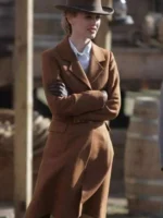 Dominique McElligott Hell on Wheels Brown Coat
