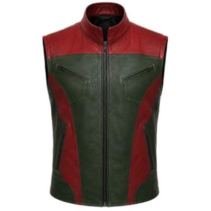 Dwayne Johnson Red One 2024 Leather Vest