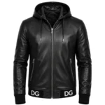 Dwayne Johnson The Titan Games Black Leather Jacket