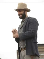 Elam Ferguson Hell on Wheels Black Wool Coat