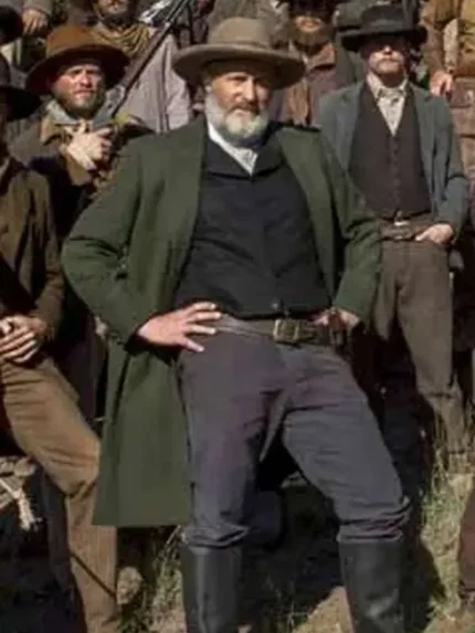 Frank Griffin Godless Green Wool Coat