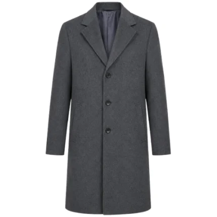 Frank Griffin Godless Grey Wool Coat