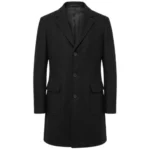 Gant American Primeval 2025 Black Wool Coat