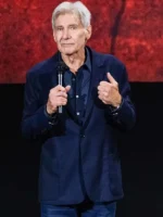 Harrison Ford Dial of Destiny Blue Blazer