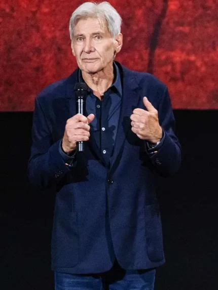 Harrison Ford Dial of Destiny Blue Blazer