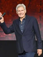Harrison Ford Dial of Destiny Blue Blazer