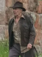 Harrison Ford Dial of Destiny Brown Leather Jacket