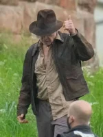 Harrison Ford Dial of Destiny Brown Leather Jacket