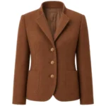 Hostile Territory Olivia St. Peter Brown Coat