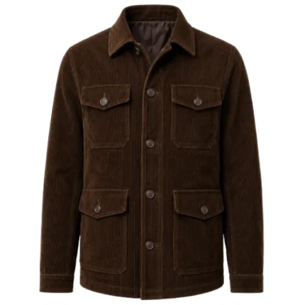 Jim Hopper Stranger Things Brown Jacket