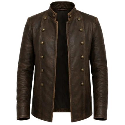 Josh Brolin Jonah Hex Brown Leather Coat