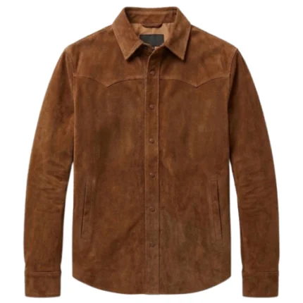 Josh Duhamel Ransom Canyon S01 Suede Trucker Jacket