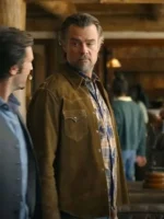 Josh Duhamel Ransom Canyon S01 Suede Trucker Jacket