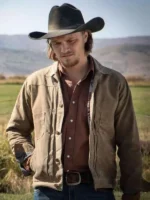 Marshals S01 Luke Grimes Brown Cotton Jacket