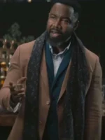 Michael Jai White Hostile Takeover 2025 Brown Blazer