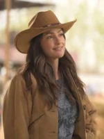 Minka Kelly Ransom Canyon Brown Leather Jacket